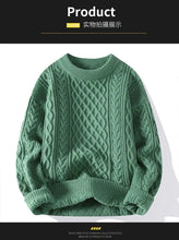 Load image into Gallery viewer, Sweater, Autumn and Winter Men's Thick Crumpled Sweater Jacket, Christmas Couple's Thread
