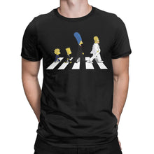 Load image into Gallery viewer, Simpson T Shirts Men's  100% Cotton Vintage T-Shirts O Neck  Tee Shirt Short Sleeve Clothes 6XL
