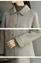 Load image into Gallery viewer, Minimalist French Wool Blend Coat
