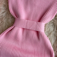 Load image into Gallery viewer, Elegant Rib Knit Pencil Dress
