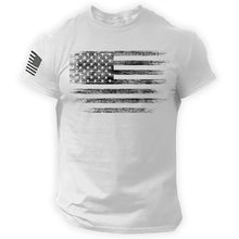 Load image into Gallery viewer, Gym Men's T Shirt For Men 3d Print USA Flag T-shirts Casual Oversized Short-sleeved Tees Summer Sportswear Tops Men Clothing
