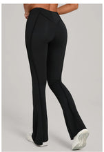 Load image into Gallery viewer, Gym Workout Women's Wide-Leg Tight-Fitting Hip-Lifting Yoga Flared Pants Dance High-Waist Flared Casual Outdoors Sports Trousers
