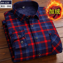 Load image into Gallery viewer, Fleece Plaid Thermal Shirt Jacket
