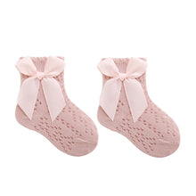 Load image into Gallery viewer, Baby Girl Lace Ruffle Grip Socks
