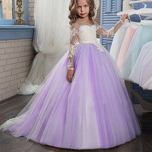 Load image into Gallery viewer, Lace Ball Gown Flower Dress
