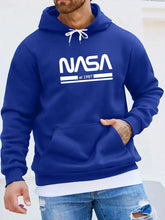 Load image into Gallery viewer, NASA Text Loose Casual Hoodie
