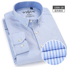 Load image into Gallery viewer, Slim Striped Office Shirt Men
