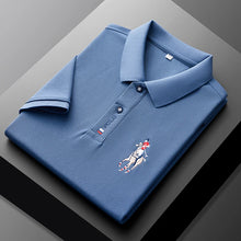 Load image into Gallery viewer, Men's Embroidered Casual Fashion Short Sleeved POLO Shirt Summer Comfortable Top
