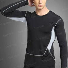 Load image into Gallery viewer, Gym Fitness T Shirt Men's Short Sleeve Summer Boxing Jersey Legging Men Rashguard Compression Pants Quick Dry Tight T-Shirts Men

