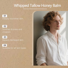 Load image into Gallery viewer, Beef Tallow Honey Balm for Men Lasting Moisturizing Dryness Soothing Skin Firming Smoothing Roughness Anti Aging Face Cream
