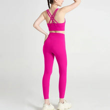 Load image into Gallery viewer, Women's Yoga Set Workout Set 2 Piece High Waist Yoga Leggings Sports Bra Gym Suit Activewear Sports Fitness Set Sports Suit
