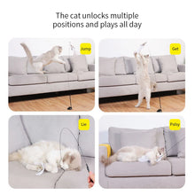 Load image into Gallery viewer, Interactive Cat Toy Handfree Cat Stick Playing Kitten Playing Teaser Wand Toy Suction Cup Bird/Feather Cat Wand Pet Supplies
