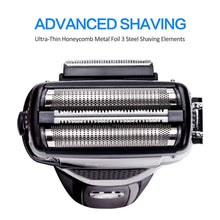Load image into Gallery viewer, Surker Electric Shaver for Men Rechargeable Intelligent Reciprocating Type Razor Washable Digital LCD Display Shaving Machine
