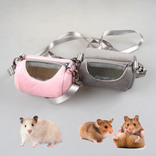 Load image into Gallery viewer, 1Pc Small Pet Backpack Hamster Carrier Bag Portable Cylinder Satchel Flying Squirrel Travel Breathable Mesh Pouch Pet Supplies
