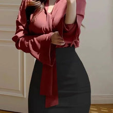 Load image into Gallery viewer, Women's Skirt Tight Female Skirts High Waist Wrap Coquette Sexy Modest Stylish Clothing Trend 2025 Summer Casual Luxury Elegant
