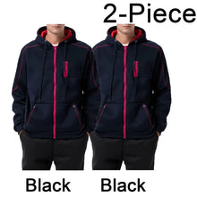 Load image into Gallery viewer, Men's Hoodie Black White Army Green Red Hooded Color Block Fleece Cool Casual Winter Clothing Apparel Hoodies Sweatshirts
