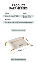 Load image into Gallery viewer, Pet Furniture Mesh Elevated Dog Beds Breathable Removable Raised Dog Bed with Pillow Outside Dog Bed Cat Patio Sunbathing
