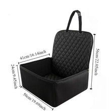 Load image into Gallery viewer, Travel Portable Pet Carrier Basket Non-Slip Scratch Proof Cat Basket Seat Durable Waterproof Dog Auto Seat for Dogs Cats
