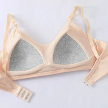 Load image into Gallery viewer, Cotton Sports Training Bras Casual Back Buckle Teenage Lingerie No Steel Rings Sports Bra Elastic Breathable Student Underwear
