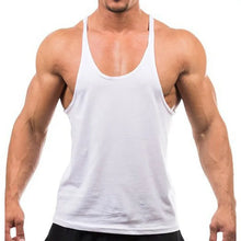 Load image into Gallery viewer, New Style Jogger Gym Singlet Training Bodybuilding Tank Top Vest Shirt Sleeveless Fitness Cotton Shirt For Men
