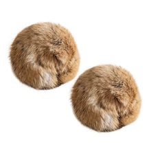 Load image into Gallery viewer, 1/2/3/6pcs Rabbit Fur Ball Interactive Cat Toy Pet Product Containing Catnip Toy Ball Chasing Plush Toy Ball Cat Accessories 8cm

