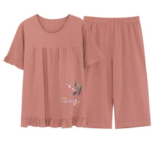 Load image into Gallery viewer, Cotton Cartoon Summer Pajama Set
