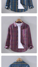 Load image into Gallery viewer, Plaid Casual Overshirt Men
