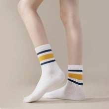 Load image into Gallery viewer, Preppy Stripe Kids Sock Set
