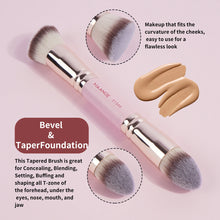 Load image into Gallery viewer, MAANGE 4pcs Basic Makeup Brushes Set With Box Dual-ended Foundations Powder Blush Details for Eyeshadow Brushes Beginner Travel
