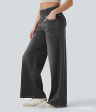 Load image into Gallery viewer, High Waist Wide Leg Jeans
