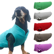 Load image into Gallery viewer, Warm Fleece Dogs Clothes Pet Dog Jacket Vest With D-Ring For Small Dog Cats Clothing French Bulldog Costumes Chihuahua Coat
