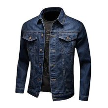 Load image into Gallery viewer, Slim Vintage Denim Jacket
