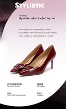 Load image into Gallery viewer, Black Patent T Strap Heels
