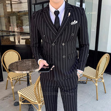 Load image into Gallery viewer, Modern Double Breasted Business Suit
