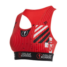 Load image into Gallery viewer, Black Stripe Sports Bras Women Racerback Sleeveless Elastic Waistband Shockproof Quick Dry Stretch Training Camisole Sportswear
