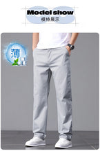 Load image into Gallery viewer, Stretch Cotton Straight Golf Trousers
