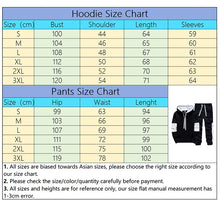 Load image into Gallery viewer, Men's Tracksuit 2 Pcs Sets Print Casual Hooded Sweatshirts Outdoors Sports Jogging Clothing Classic Fashion Single Hoodie Pants
