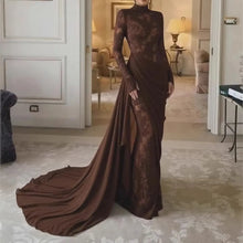 Load image into Gallery viewer, Customized Delicate Party Dress Brown Evening Dresses for Special Occasions Prom Dresses Mermaid Elegant Party For Woman’s Gowns
