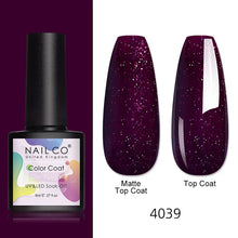 Load image into Gallery viewer, NAILCO 8ml Pink Red Colors Gel Nail Polish Nail Art Varnishes Gel Lacquer Coat LED Nails Manicure Design UV Gel Varnish Soak Off
