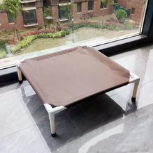 Load image into Gallery viewer, Pet Camping Bed Elevated Bed for Dogs Folding Puppy Camping Bed Cat House Portable Removable Washable Puppy Beds Dog Hammock
