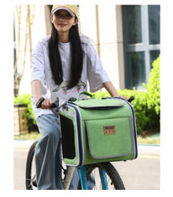 Load image into Gallery viewer, Bicycle Carrying Cat Bag Dog Bag Pet Bag Portable Backpack For Outdoor Use Suitable For Carrying Bicycles And Motorcycles
