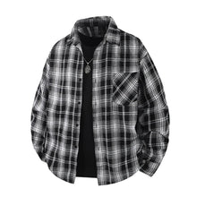 Load image into Gallery viewer, Plaid Flannel Casual Long Shirt
