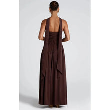 Load image into Gallery viewer, Backless High Split Summer Dress
