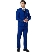 Load image into Gallery viewer, Men’s Regular-Fit Formal Suit Set – Tuxedo Jacket &amp; Trousers
