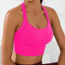 Load image into Gallery viewer, Sports and Beautiful Back Bra Set, Cross-Back Sports Bra, No Chest Pad, Adjustable Size, and Can Be Worn Inside Normally

