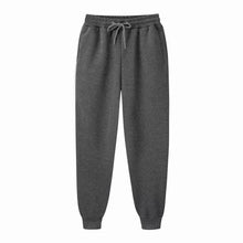 Load image into Gallery viewer, Men's Athletic Trainning Joggers Casual Loose Fit Sweatpants Spring Fall Fleece Lined Pants Elastic Waist Drawstring Trousers
