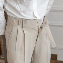 Load image into Gallery viewer, Classic Pleated Business Suit Trousers

