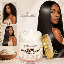 Load image into Gallery viewer, Hair Straightening Cream Smoothing Frizz Control Nourishing Repair Damaged Silky Hair Care Treatment
