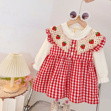 Load image into Gallery viewer, Sweet Plaid Baby Winter Dress
