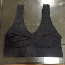 Load image into Gallery viewer, 3 Pack Women Sports Bra Wirefree Yoga Bras Tank Top High Intensity Push Up Three Color Solid Color Elastic Sports Bra
